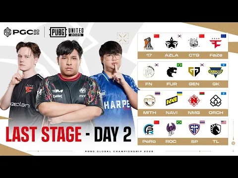 Video Thumbnail: 🔴LIVE สด! 𝐏𝐔𝐁𝐆 𝐆𝐋𝐎𝐁𝐀𝐋 𝐂𝐇𝐀𝐌𝐏𝐈𝐎𝐍𝐒𝐇𝐈𝐏 𝟐𝟎𝟐𝟓 | Last Stage วันที่ 2