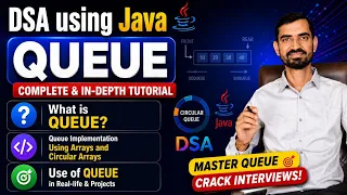 Queue Data Structure in Java One Shot Array Queue Circular Queue Implementation