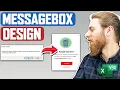 Eigene Messagebox erstellen mit modernem Design Excel VBA