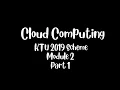 Cloud Computing KTU 2019 Scheme Module 2 Virtualization In Cloud Computing