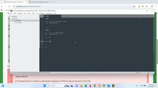 My First PHP Program Write Run Your First PHP Script Beginner Tutorial