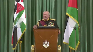 جلالة الملك عبدالله الثاني يلقي خطاب العرش السامي في افتتاح الدورة العادية الثالثة لمجلس الأمة 19 