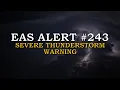 EAS Alert Severe TS Warning for OKC Moore OK May 19 2024
