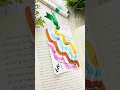 Boho-Style Bookmark Painting with Alcohol Markers DIY Art Tutorial