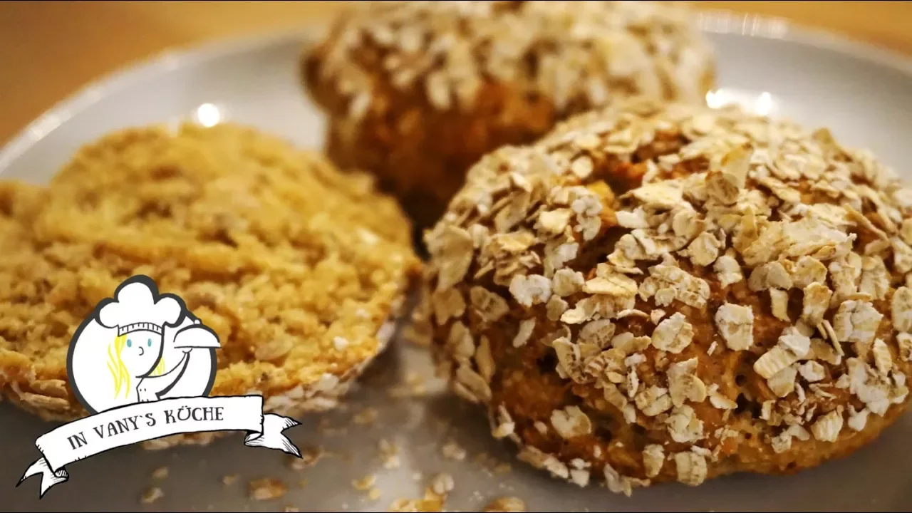 Quark-Hafer-Brötchen - Schnell, einfach & lecker. 