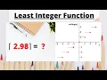Least Integer Function or Ceiling Function - F x x