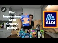 1st impressions Aldi pickup Grocery Haul