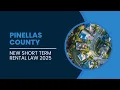 Pinellas County New Short Term Rental Law 2025 - How To Get Certificate Of Use