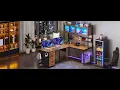 How to Install SEDETA 62 Inch L Shaped Gaming Desk Computer Desk