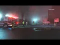Recyclables Catch Fire Inside Waste Management Plant Irvine CA