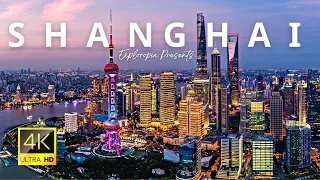 Download Shanghai, China 🇨🇳 in 4K ULTRA HD 60FPS at night by Drone MP3