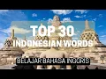 Indonesian Travel Words Belajar Bahasa Inggris 30 most common words in English-Indonesian