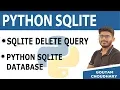 SQLite DELETE Query Python SQLite Python Database Tutorial for Beginners in Hindi