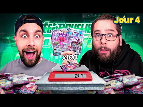 Video Thumbnail: 100 boosters lourds Poing de Fusion avec Xari (on plie un classique !) - Jour 4