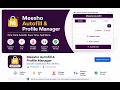 Meesho Autofill Product Listing Profile Manager
