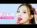 Download Lagu TWICE - F.I.L.A (Fall In Love Again) | Line Distribution