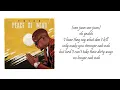 Voice- Peace of Mind (lyrics) | Carib Lyrics