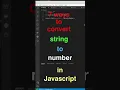 7 ways to convert string to number in Javascript