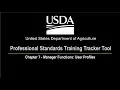 PSTTT Chapter 7 - Manager Function User Profiles