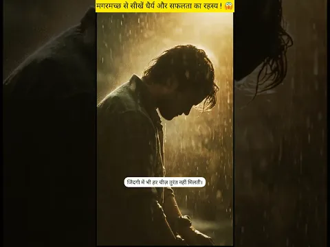मगरमच्छ से सीखें धैर्य और सफलता का रहस्य ! 😱 #motivation #life