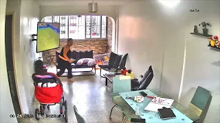 Family Scrambles to Safety After Sudden Earthquake Alert