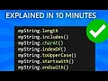 Top 8 Must Know JavaScript String Methods 2025 JS Tutorial Js with Vine