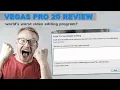Vegas Pro 20 and back to 15 long-term review constant instability issues too expensive