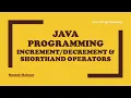Java Programming - Shorthand Operators