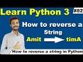 How to reverse a string in Python in Hindi Urdu Python Tutprial for beginners Cyber Warriors