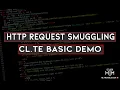 HTTP Request Smuggling CL TE Basics Demo