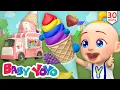 Lagu Fruit Icecream Song | Cartoons for Kids | Construction Vehicles | Nursery rhymes | Baby yoyo