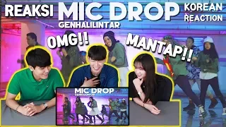 Download [MANTAP!!] REAKSI ORANG KOREA 'BTS(방탄소년단) - MIC Drop - Gen Halilintar' | Reaction | Indonesia MP3