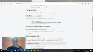 String Calculator Kata - Day 1