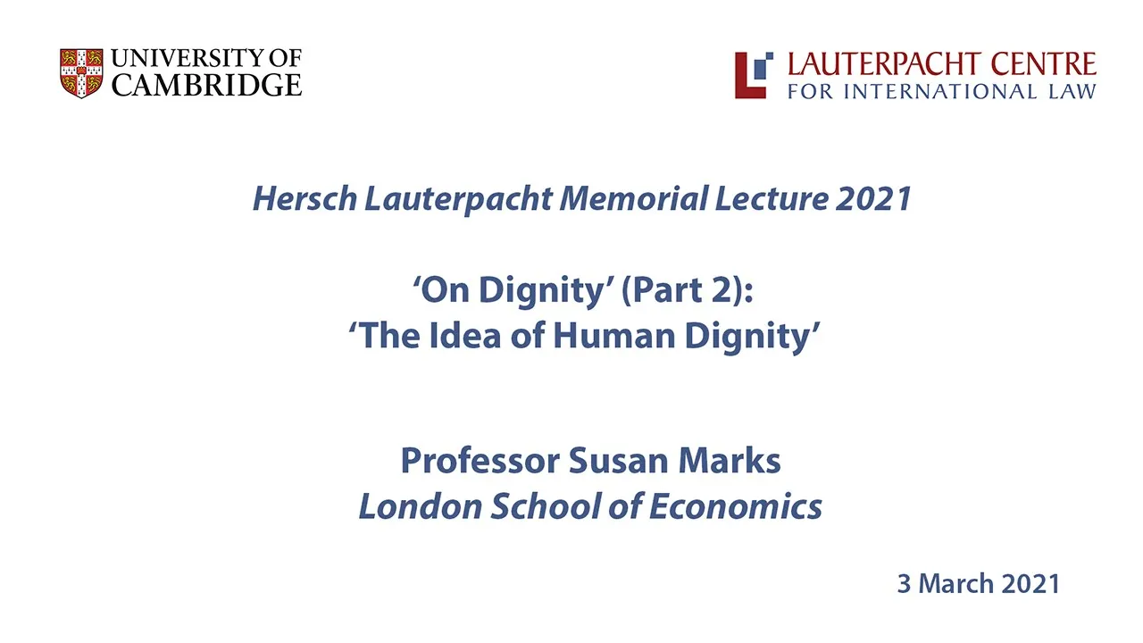 On Dignity (Part 2): The Idea of Human Dignity