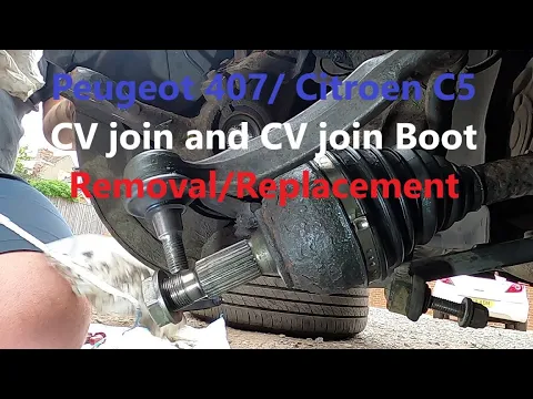 Download MP3 Peugeot 407 / Citroen C5 CV joint and cv joint boot  removal/replacement (Detailed Version)