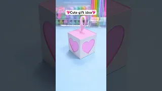 Cute Gift Ideas DIY Paper Craft Paper Gift Box Diy Craft Handmade Art Papercraft Love 