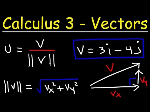 Download MP3 Calculus 3 - Intro To Vectors