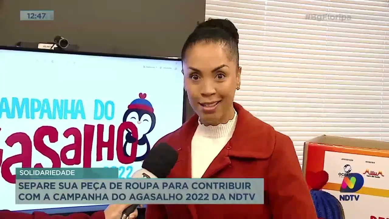 Separe sua peça de roupa para contribuir com a Campanha do Agasalho 2022 da NDTV