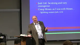 dr ted hildebrandt old testament literature lecture 18e introduction to joshua moses joshua