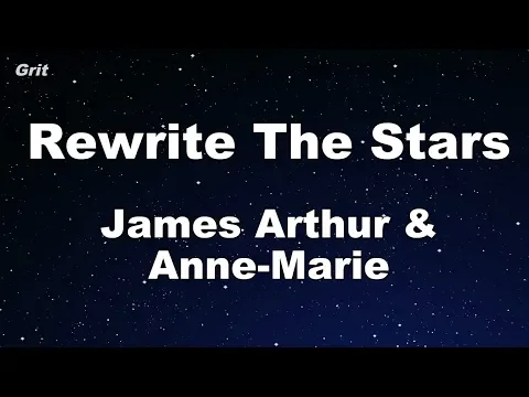 Download MP3 Rewrite The Stars - Anne-Marie \u0026 James Arthur Karaoke 【No Guide Melody】 Instrumental