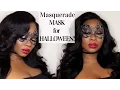 MASQUERADE MASK HALLOWEEN MAKEUP TUTORIAL
