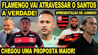 FLAMENGO VAI ATRAVESSAR O SANTOS POR NEYMAR? A VERDADE! AUMENTOU A PROPOSTA NO MENGÃO POR LORRAN!