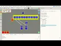 Python selection sort program running in animation mode with AlgoTouch