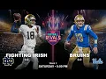 NOTRE DAME AT UCLA WEEK 0 FOOTBALL RIVALS LEAGUE COLLEGE 26