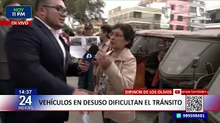 Los Olivos: vehículos abandonados ocupan calles y generan malestar entre vecinos