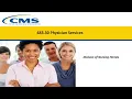 Physician Services - CMS Training