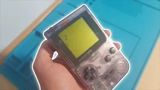 replacing a gameboy pocket screen with no experience