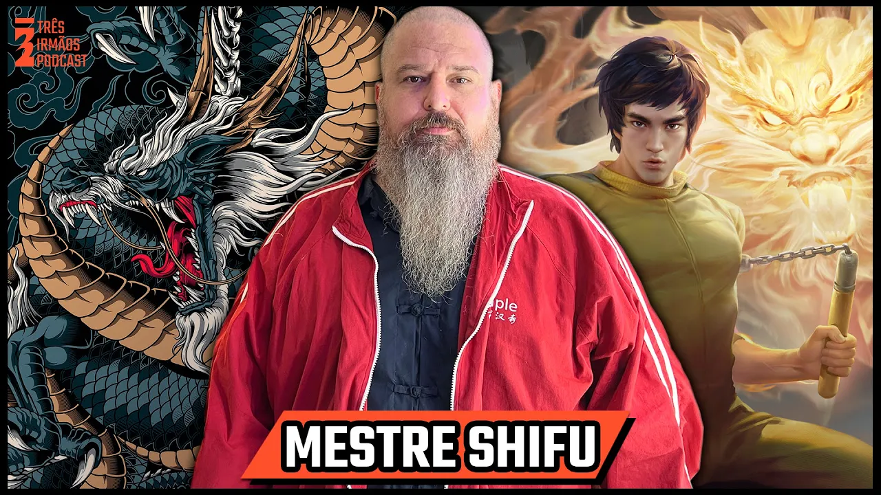 Luis Mello - Mestre Shifu - Kung Fu  - Podcast 3 Irmãos #387