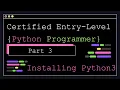Certified Entry Level Python Programmer - Part 3