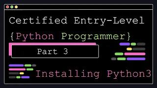 Certified Entry Level Python Programmer - Part 3